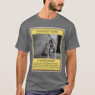 T-shirt Cadeau de jeu de société Funnyabletop le plus long
