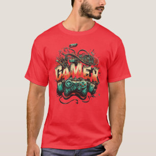 T-shirt Cadeau de jeu vidéo de console de jeu pour amis