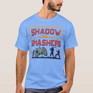 T-shirt Cadeau de jeu vidéo rétro Shadow Smashers