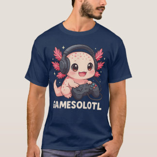 T-shirt Cadeau de jeux d'animation pour joueur Aolotl Game