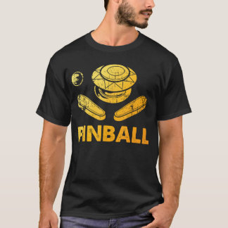 T-shirt Cadeau de joueur de flipper de jeu d'arcade cool H