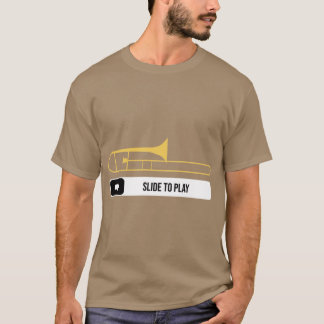 T-shirt Cadeau de joueur de trombone Slideo Playrombone Mu