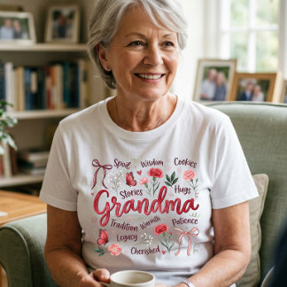 T-shirt Cadeau de la fête des mères pour grand-mère de la 