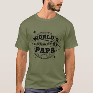 T-shirt Cadeau de la fête des pères au meilleur papa du mo