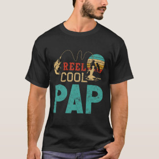 T-shirt Cadeau de la fête des pères pour pêcheur de papy s