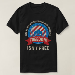 T-shirt Cadeau de la Journée du Patriotisme pour Hommes Fe
