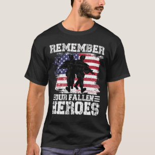 T-shirt Cadeau de la Journée du Souvenir Rétro Se souvenir
