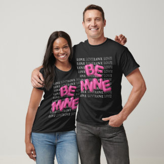 T-shirt Cadeau de la Saint-Valentin Couple Be Mine Love Te