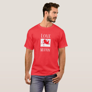 T-shirt Cadeau de la Saint-Valentin Muffin d'amour pour lu