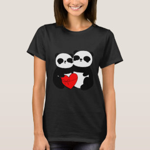 T-shirt Cadeau de la Saint-Valentin Ourson Mignon Couple d