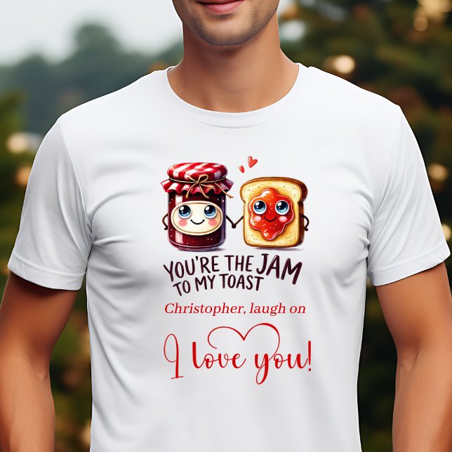 T-shirt Cadeau de la Saint-Valentin populaire Nourriture d (Popular Valentine Gift Funny Food Personalized T-Shirt)