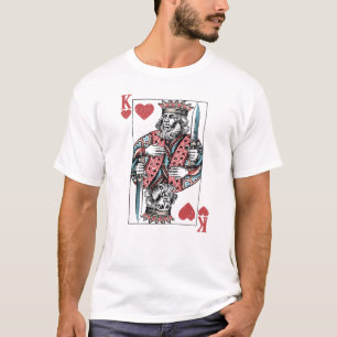 T-shirt Cadeau de la Saint-Valentin Roi de Cœur pour Homme