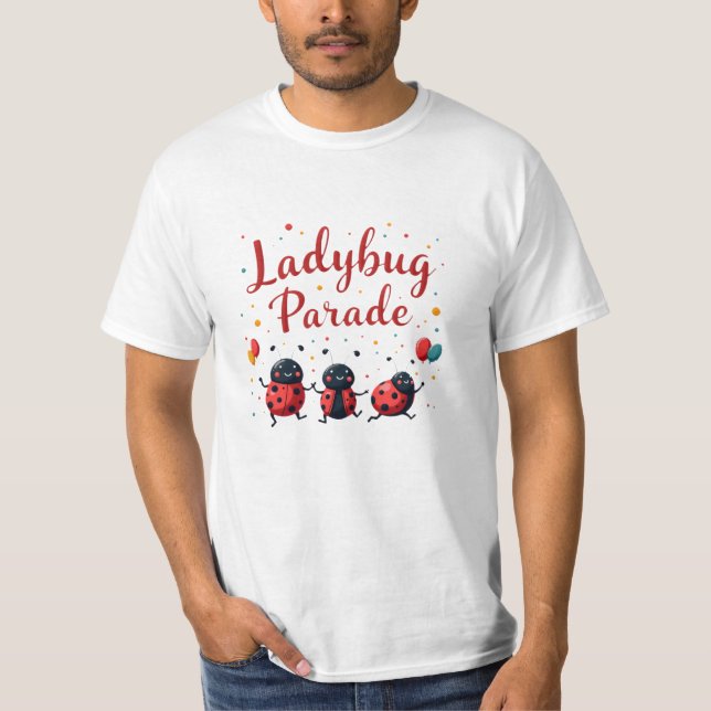 T-shirt Cadeau de Ladybug mignon (Devant)