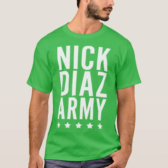 T-shirt Cadeau de l'armée de Nick Diaz (Devant)