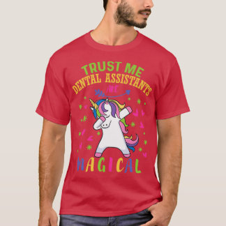 T-shirt Cadeau de l'assistant dentaire Cute Unicorn