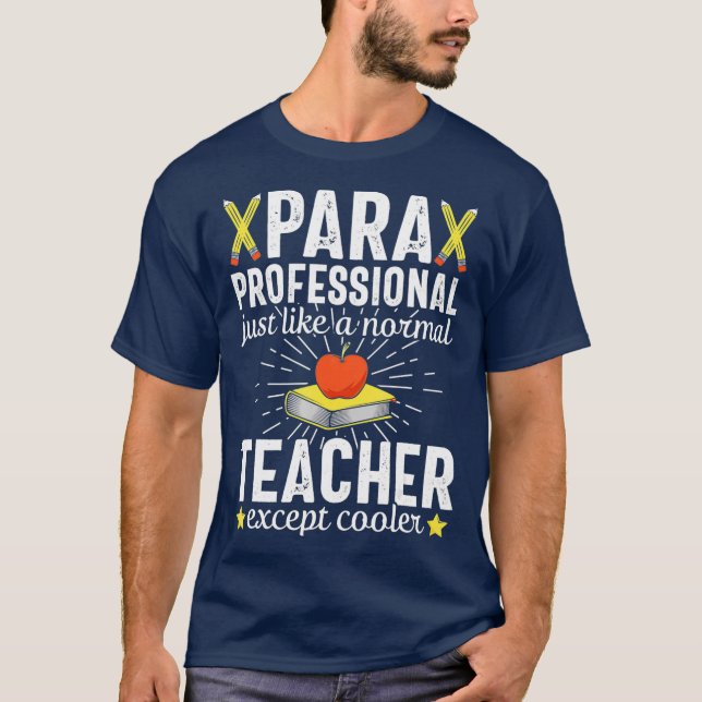 T-shirt Cadeau de l'assistant enseignant Glacière paraprof (Devant)