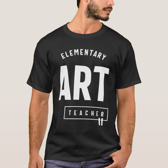 T-shirt Cadeau de l'enseignant d'art élémentaire Funny Tit (Devant)