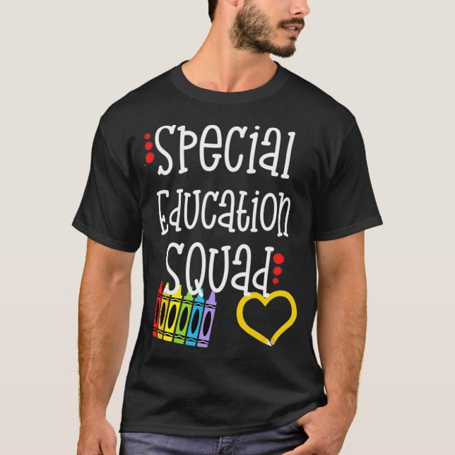 T-shirt Cadeau De L'Escadron De L'Éducation Spéciale Pour  (Devant)