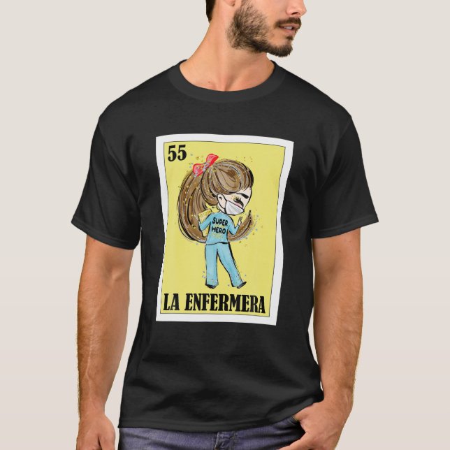 T-shirt Cadeau de loterie de héros infirmière - Loterie me (Devant)