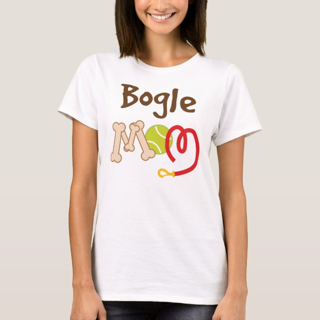 T-shirt Cadeau de maman de race de chien de Bogle (Devant)