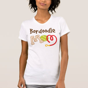 T-shirt Cadeau de maman de race de chien de Bordoodle