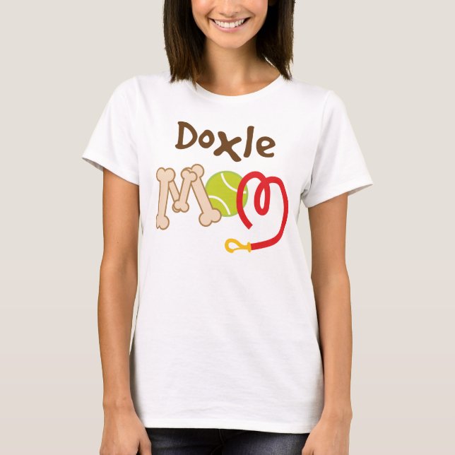 T-shirt Cadeau de maman de race de chien de Doxle (Devant)