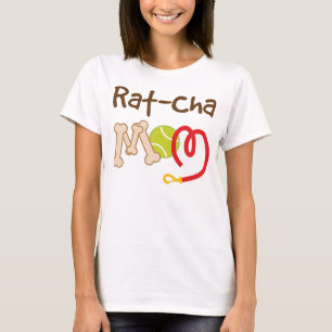T-shirt Cadeau de maman de race de chien de Rat-Cha