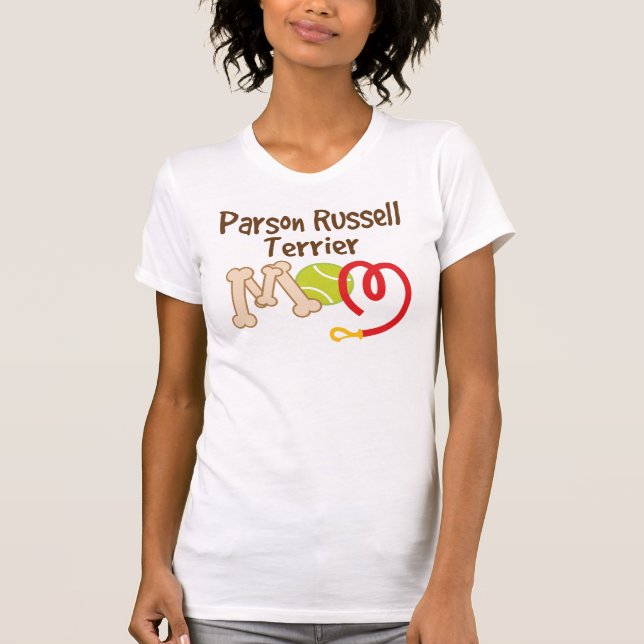 T-shirt Cadeau de maman de race de chien de Russell (Devant)
