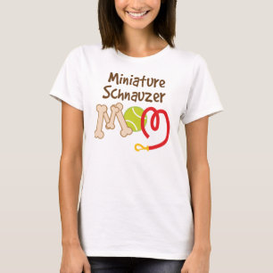 T-shirt Cadeau de maman de race de chien de Schnauzer