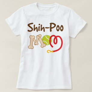 T-shirt Cadeau de maman de race de chien de Shih-Poo