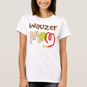 T-shirt Cadeau de maman de race de chien de Wauzer