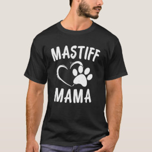 T-shirt Cadeau de maman Mastiff anglais Vêtements amateur 
