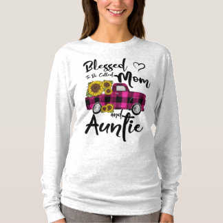 T-shirt Cadeau de Mamie Tournesol Bénie d'être appelée Tat