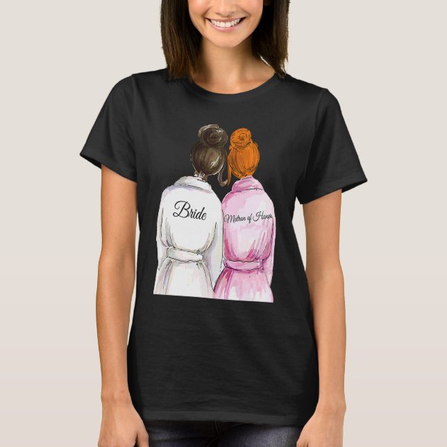 T-shirt Cadeau de mariage et de douche de mariée Matrone d (Devant)