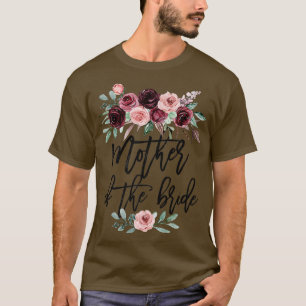 T-shirt Cadeau de mariage pour la mariée maman mère de