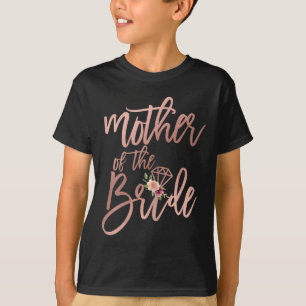 T-shirt Cadeau de Mariage Pour Maman De La Mariée Mère De 