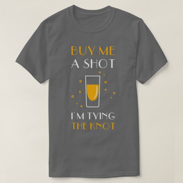 T-shirt Cadeau de mariée mariage (Design devant)