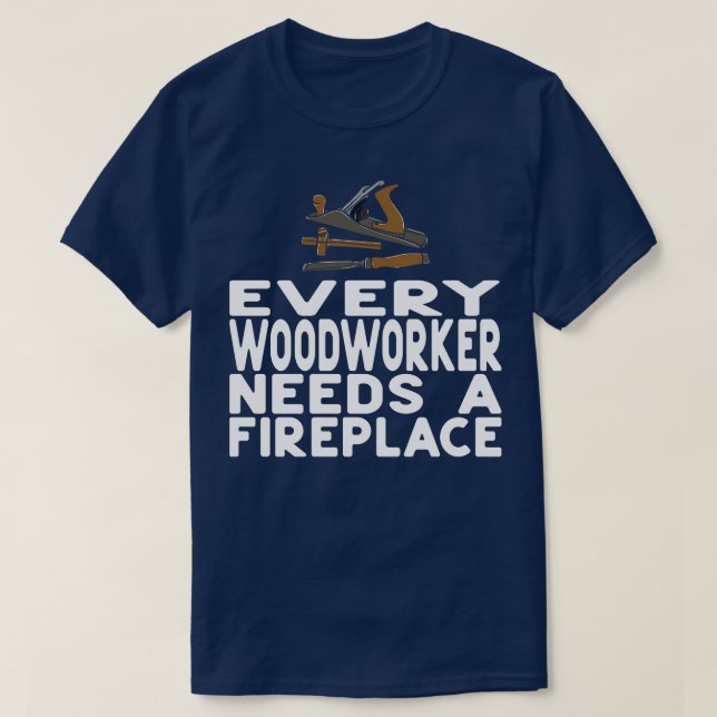 T-shirt cadeau de menuiserie 3 (Design devant)