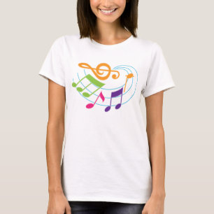 T-shirt Cadeau de musicien de notes musicales