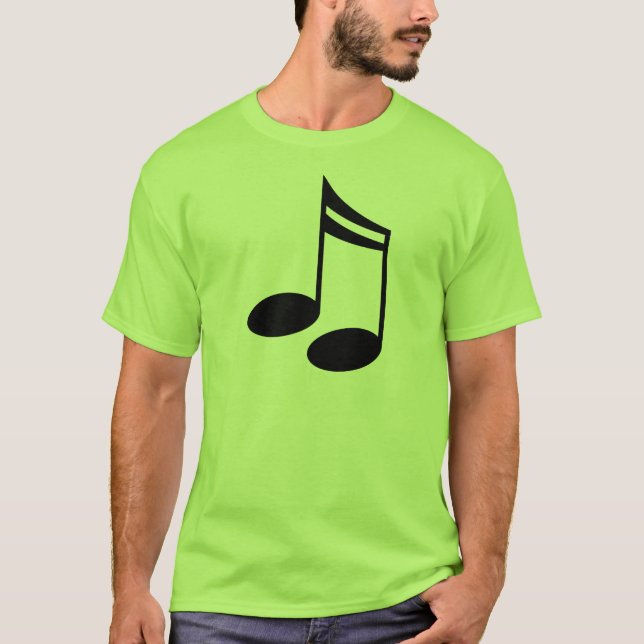 T-shirt Cadeau de musique de notes musicales (Devant)