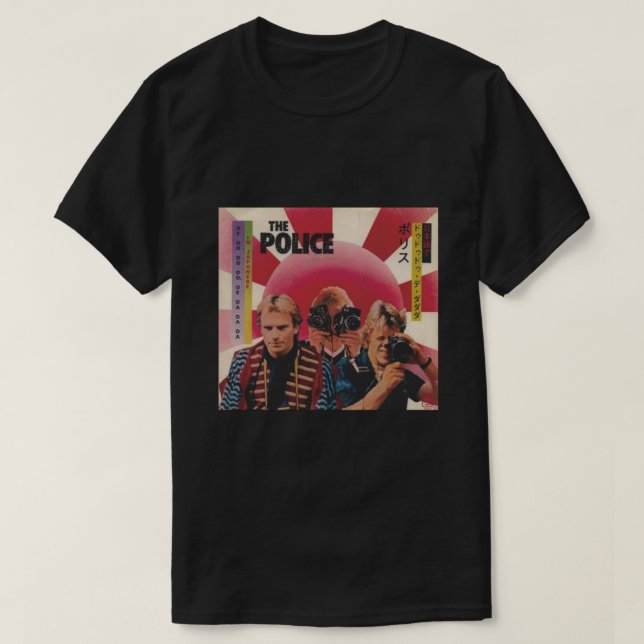 T-shirt Cadeau De Musique La Police Le Groupe (Design devant)