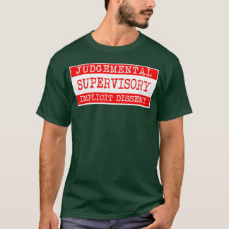 T-shirt cadeau de musique Red Warning