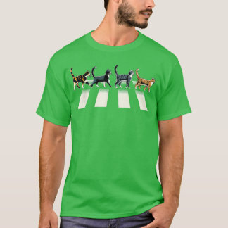 T-shirt Cadeau de musique Rock and Roll pour chats rétro H