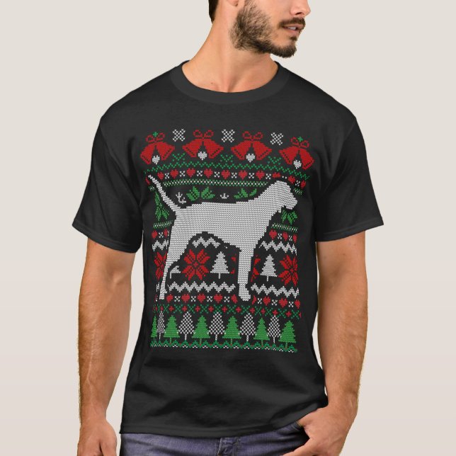 T-shirt Cadeau de Noël Bluetick Coonhound (Devant)