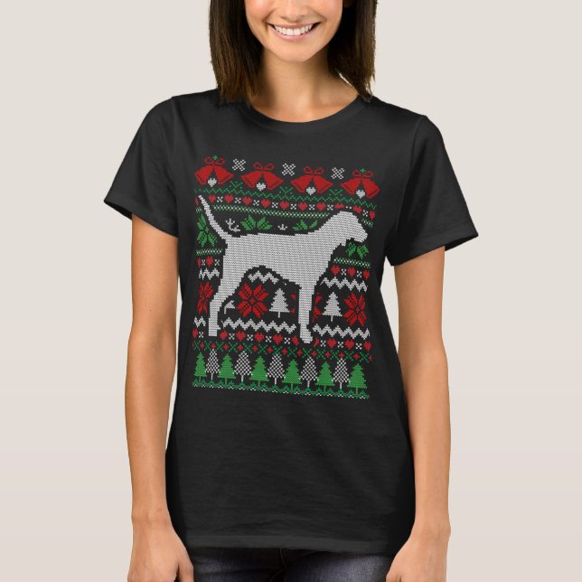 T-shirt Cadeau de Noël Bluetick Coonhound (Devant)