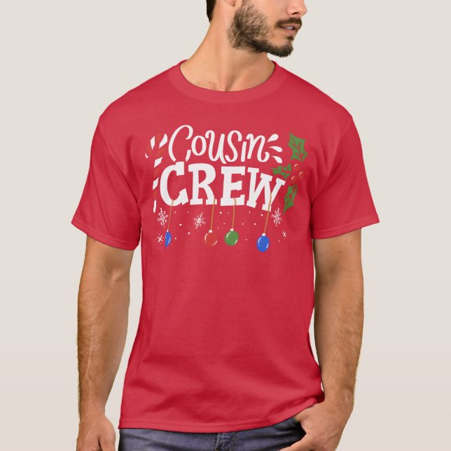 T-shirt Cadeau de Noël Cousin (Devant)