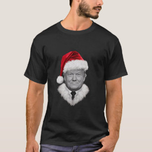 T-shirt Cadeau de Noël de Donald Trump Chapeau de Père Noë