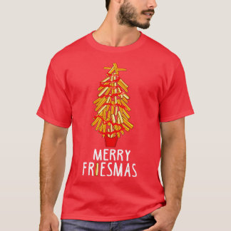 T-shirt Cadeau de Noël de frites joyeuses pour amateur de 