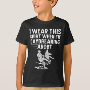 T-shirt Cadeau de Noël de ski pieds nus pour skieurs pieds