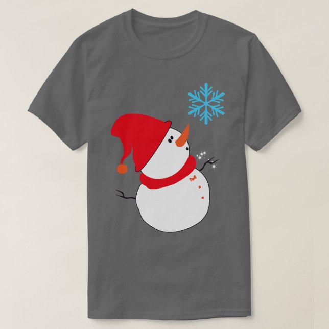 T-shirt Cadeau de Noël mignon (Design devant)